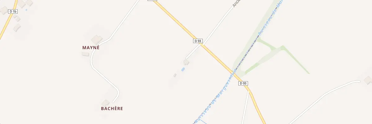 Plan du 57 Mayné à Drudas