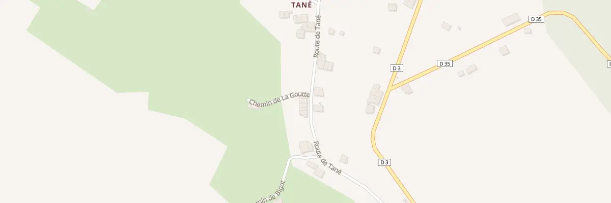 Plan du 49 Tane à Fabas