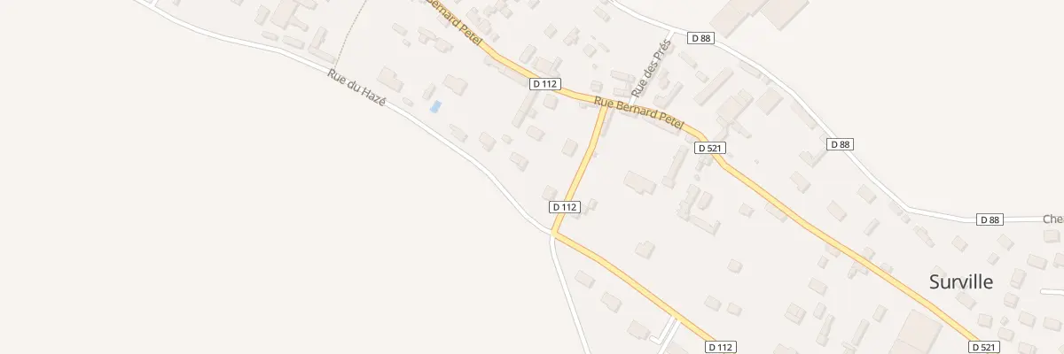 Plan du 21 Rue du Hazé à Surville
