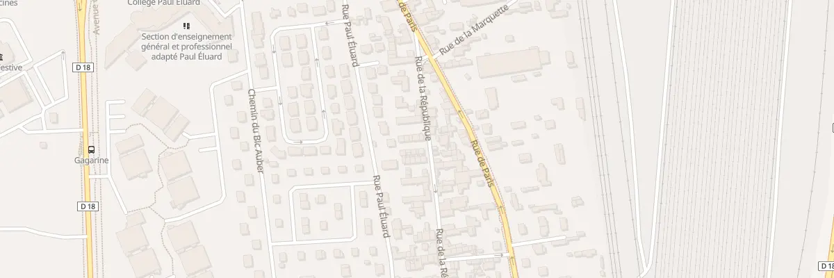Plan du 26 Rue de la République à Saint-Étienne-du-Rouvray