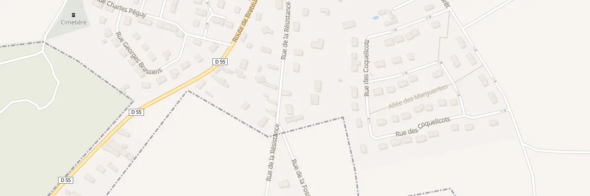Plan du 214 Rue de la Resistance aux Baux-Sainte-Croix