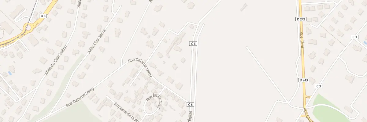 Plan du 1257 Rue de l’Eglise à Bois-Guillaume