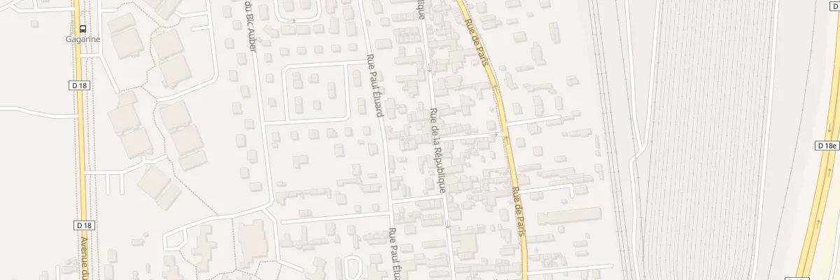 Plan du 70 Rue de la République à Saint-Étienne-du-Rouvray