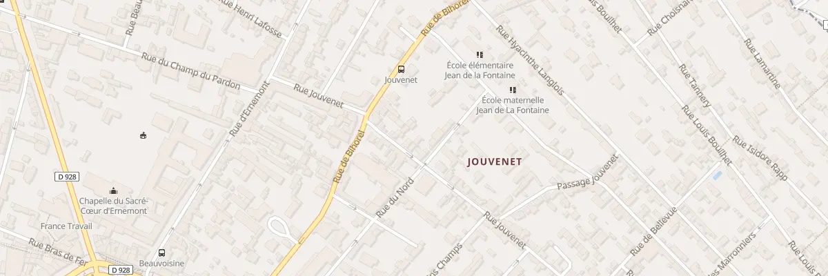 Plan du 62 Rue Jouvenet à Rouen