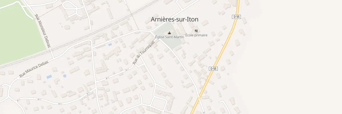 Plan du 7 Rue St Martin à Arnières-sur-Iton