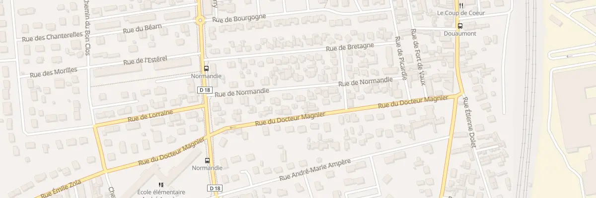 Plan du 15 Rue de Normandie à Saint-Étienne-du-Rouvray