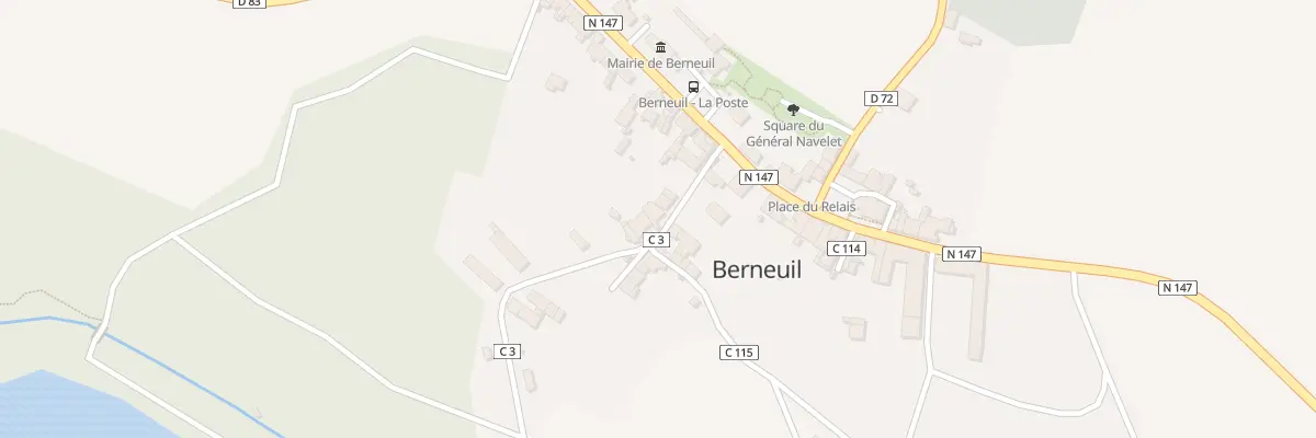 Plan du 6 Rue des Blanchets à Berneuil