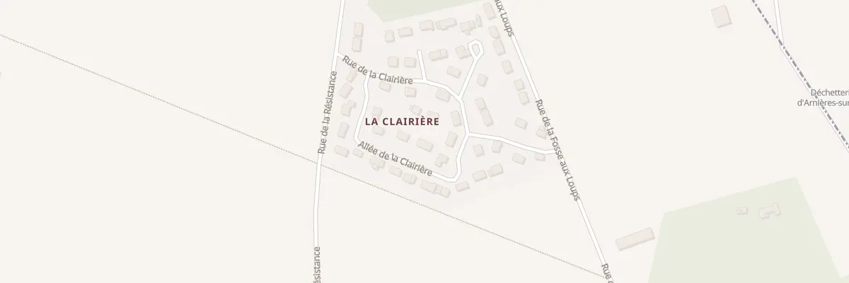 Plan du 9 All de la Clairière aux Baux-Sainte-Croix