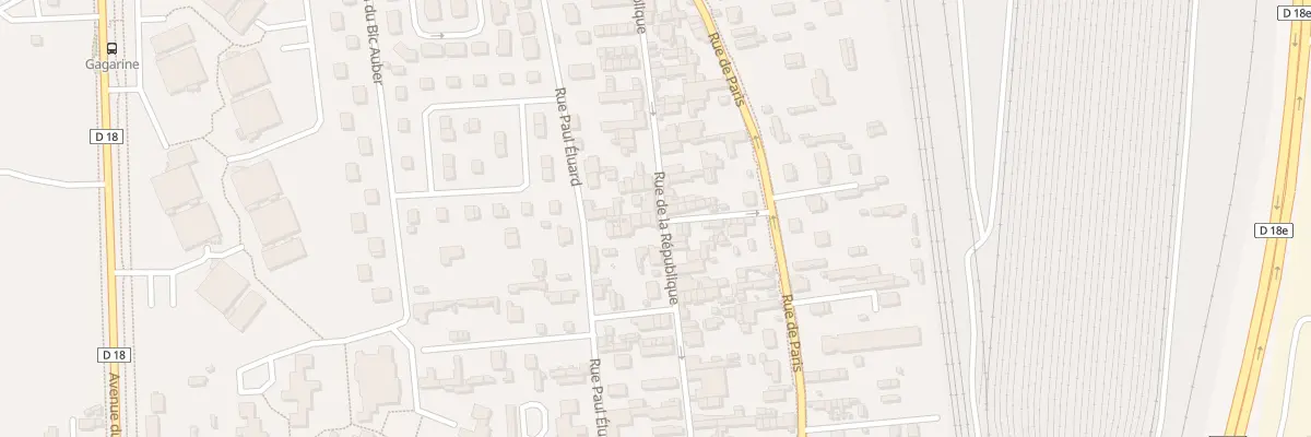 Plan du 66 Rue de la République à Saint-Étienne-du-Rouvray
