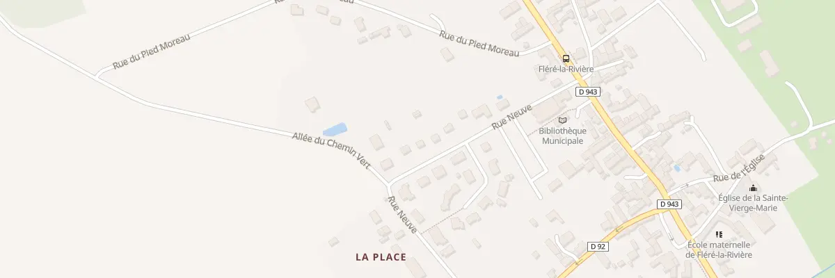 Plan du 12 Rue Neuve à Fléré-la-Rivière