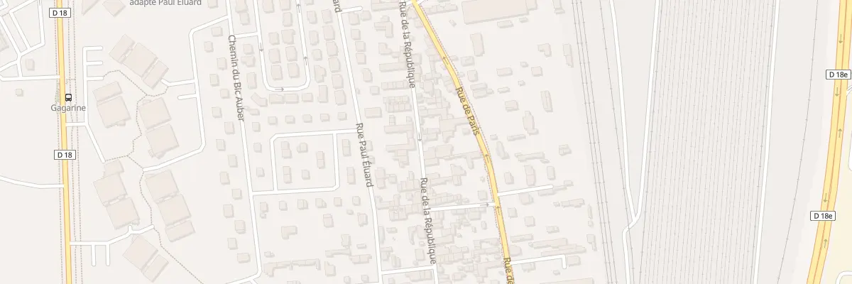 Plan du 21 Rue de la République à Saint-Étienne-du-Rouvray