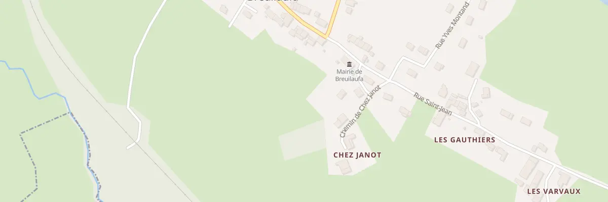 Plan du 4 Che de Chez Janot à Breuilaufa