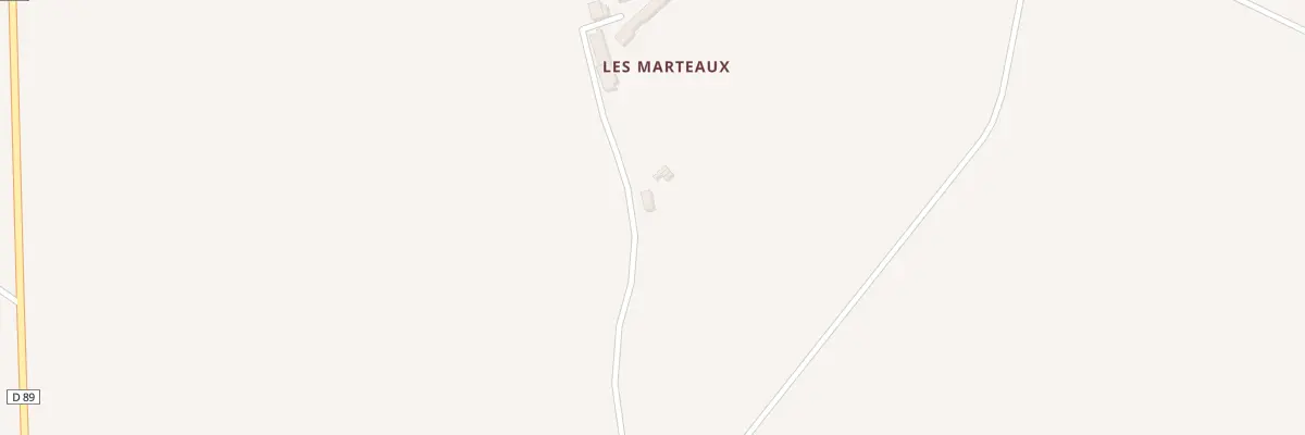 Plan du 2 Les Marteaux à Sennevières