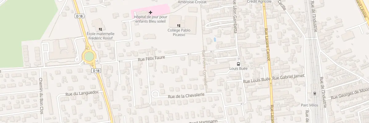 Plan du 15 Rue Félix Faure à Saint-Étienne-du-Rouvray