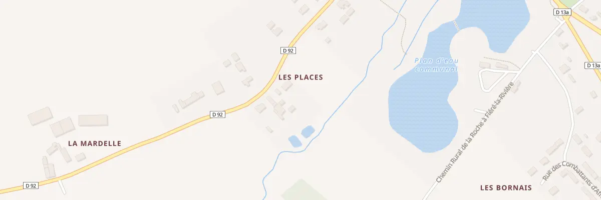 Plan du 31 Rte de St Flovier à Fléré-la-Rivière