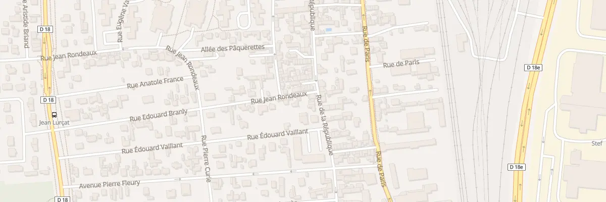 Plan du 162 Rue de la République à Saint-Étienne-du-Rouvray
