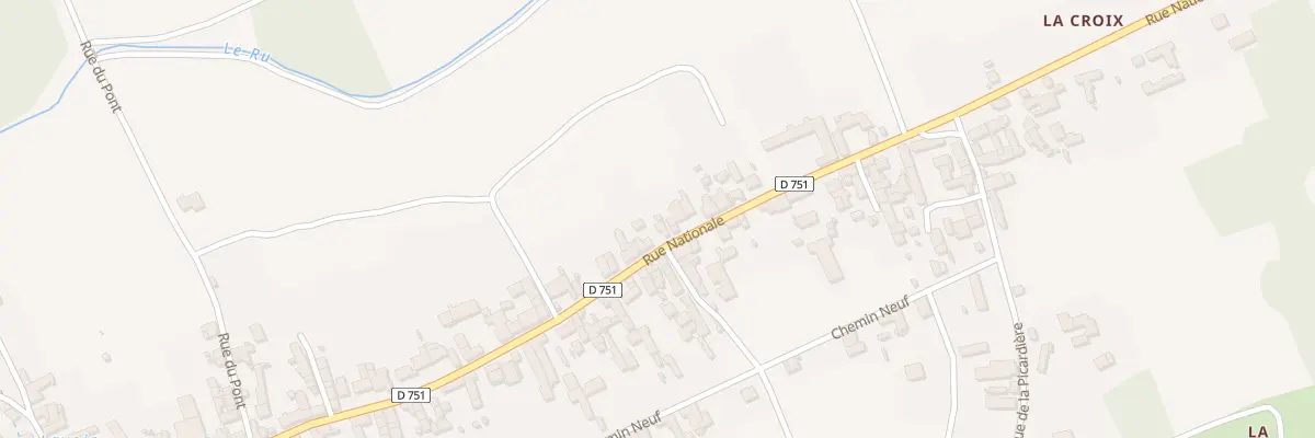 Plan du 50 Rue Nationale à Mosnes