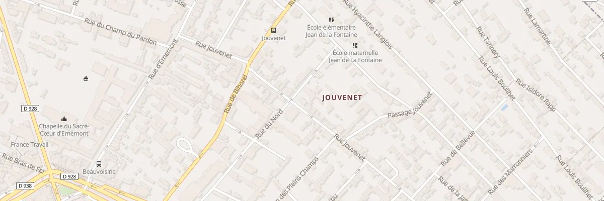 Plan du 54 Rue Jouvenet à Rouen