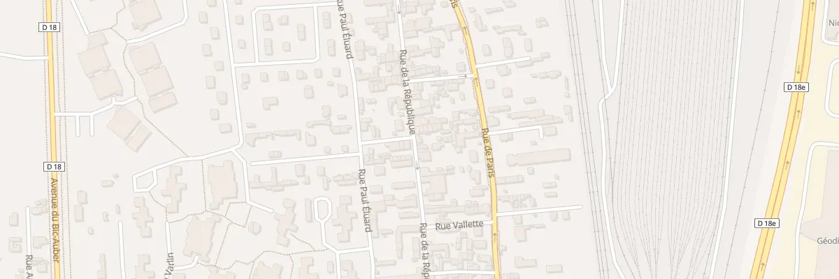 Plan du 57 Rue de la République à Saint-Étienne-du-Rouvray
