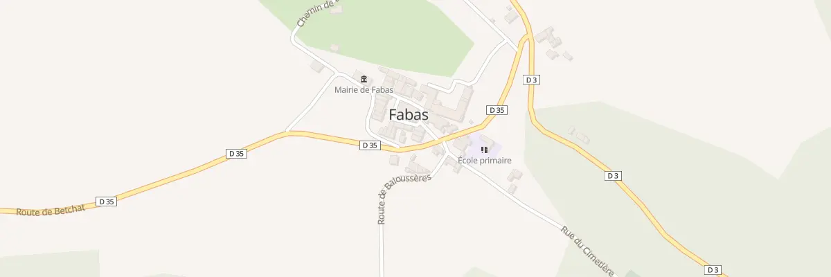 Plan du 17 Pl de la Halle à Fabas