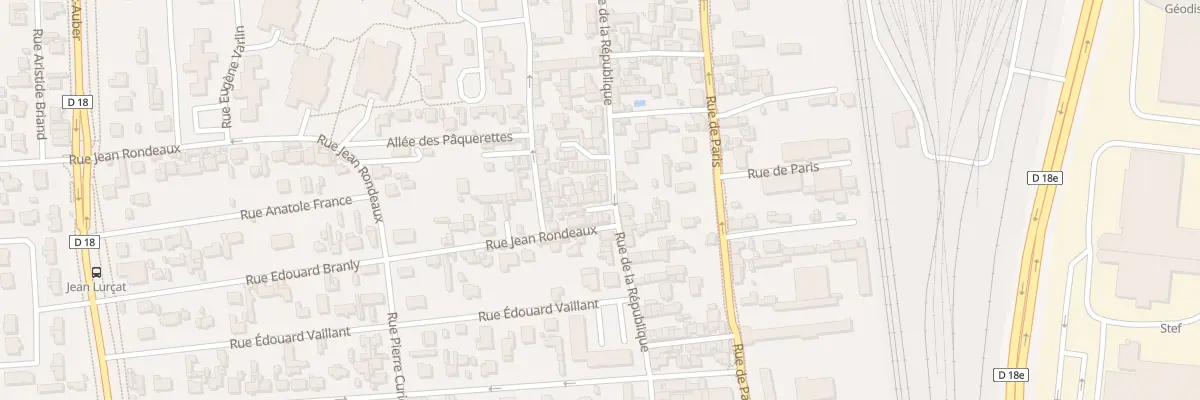 Plan du 152 Rue de la République à Saint-Étienne-du-Rouvray