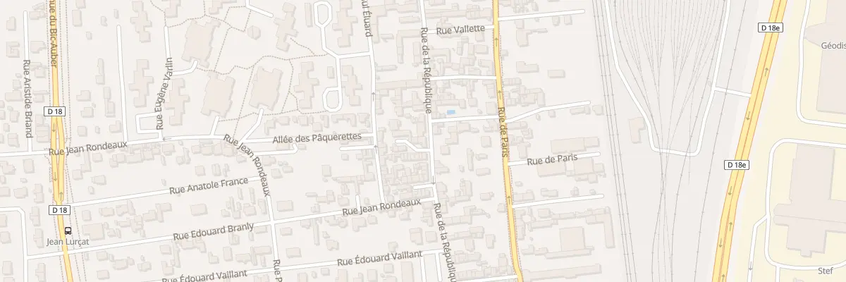Plan du 116 Rue de la République à Saint-Étienne-du-Rouvray