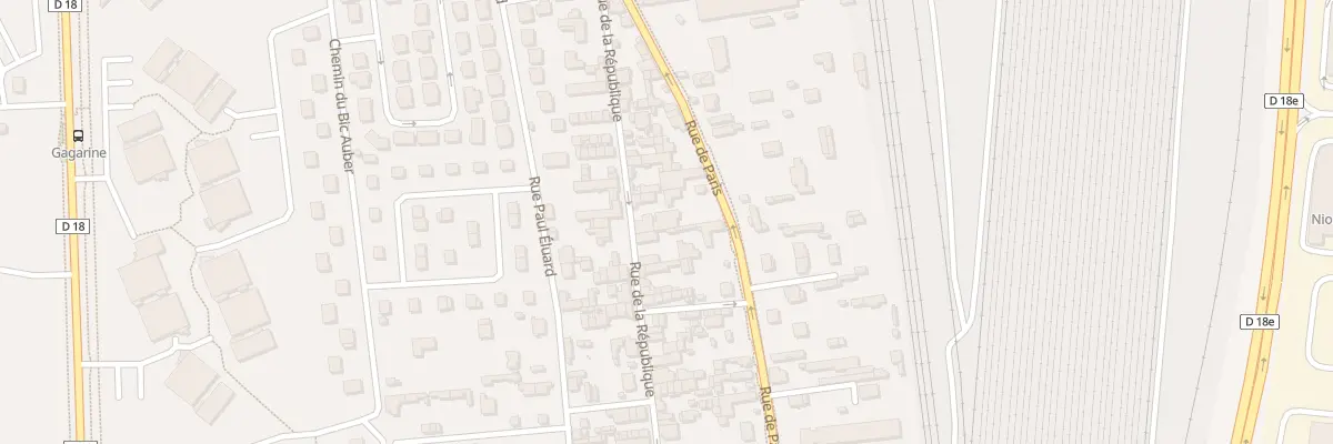 Plan du 118 Rue de Paris à Saint-Étienne-du-Rouvray