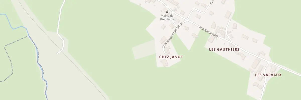 Plan du 5 Che de Chez Janot à Breuilaufa