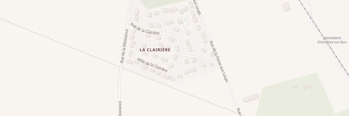 Plan du 13 All de la Clairière aux Baux-Sainte-Croix