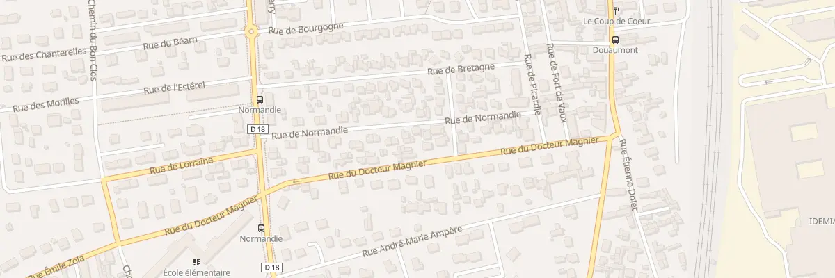 Plan du 9 Rue de Normandie à Saint-Étienne-du-Rouvray