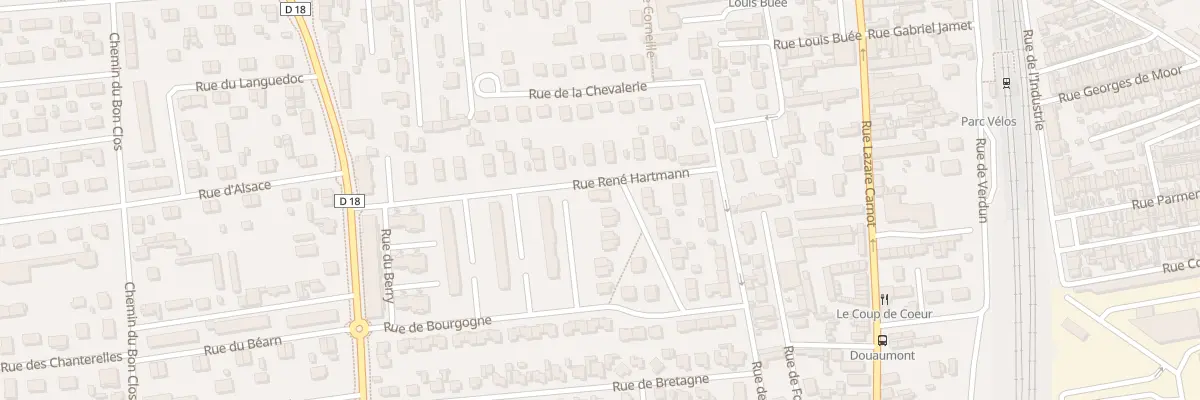 Plan du 3B Rue René Hartmann à Saint-Étienne-du-Rouvray