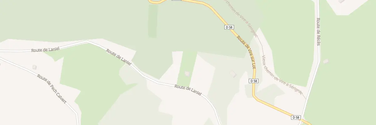 Plan du 884 Rte de Laniel à Floressas