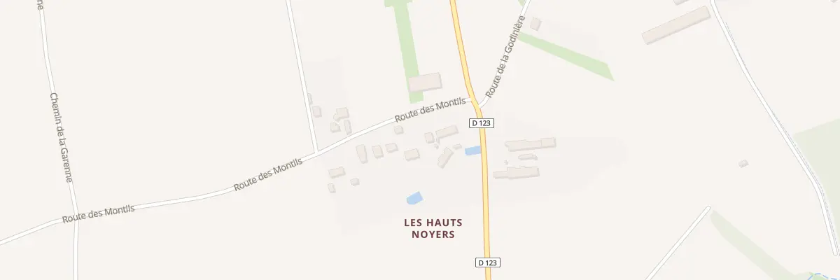 Plan du 30 Rte de Vallieres à Mosnes