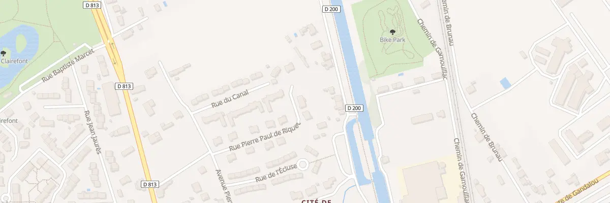 Plan du 6 Rue Pierre Paul de Riquet à Castelsarrasin