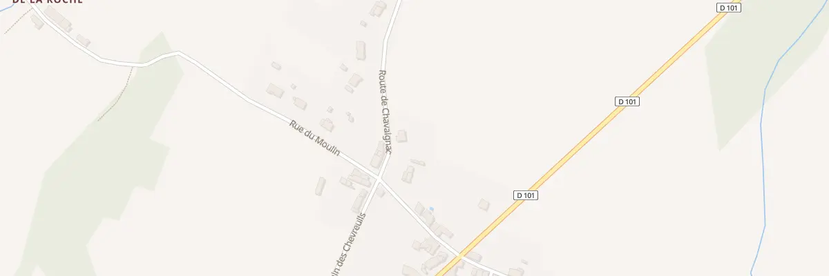 Plan du 2 Rte de Chavaignac à Peyrilhac