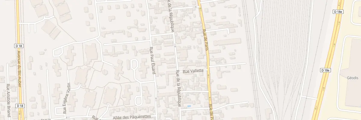 Plan du 73 Rue de la République à Saint-Étienne-du-Rouvray