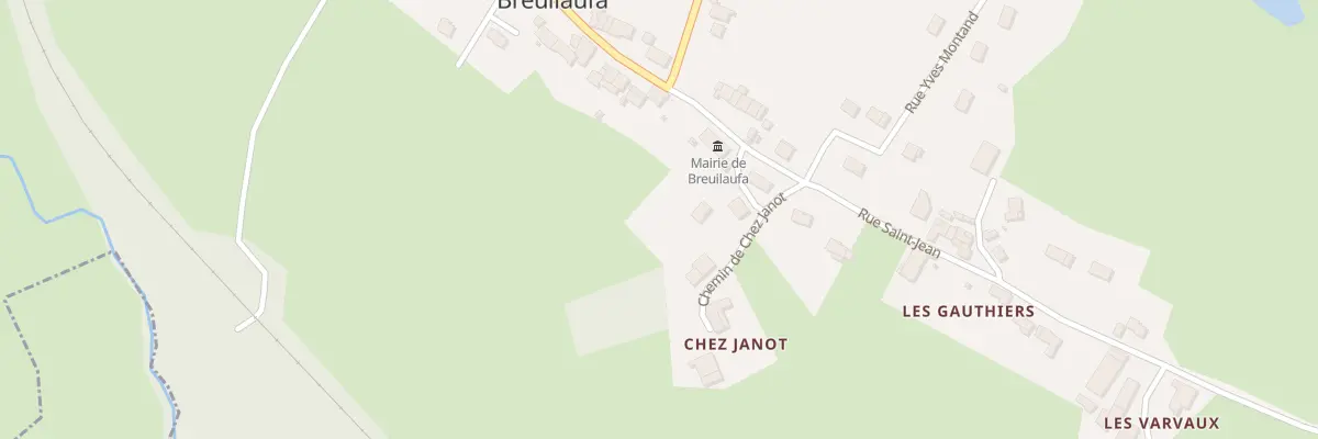Plan du 2 Che de Chez Janot à Breuilaufa