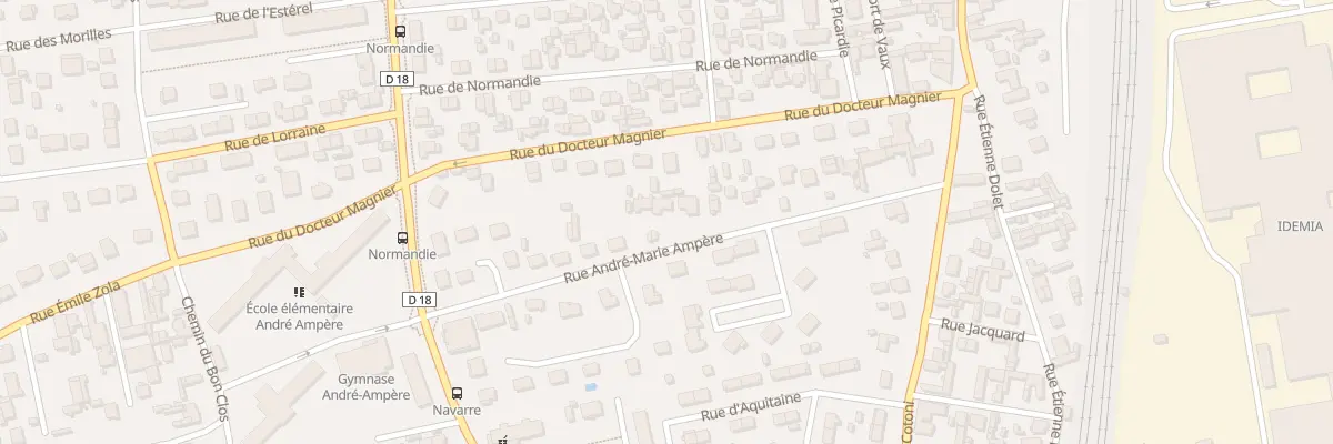 Plan du 24 Rue Ampère à Saint-Étienne-du-Rouvray