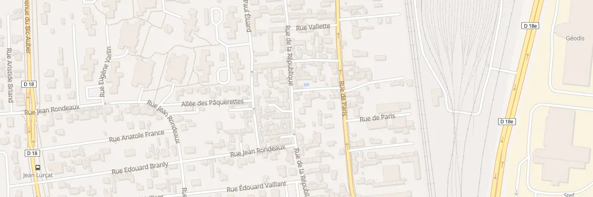 Plan du 121 Rue de la République à Saint-Étienne-du-Rouvray