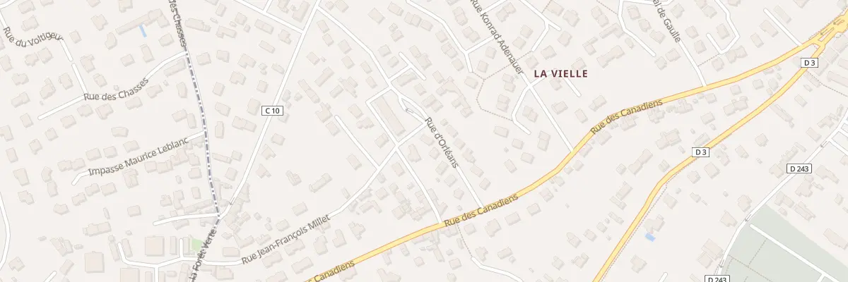 Plan du 89 Rue d’Orléans à Bois-Guillaume
