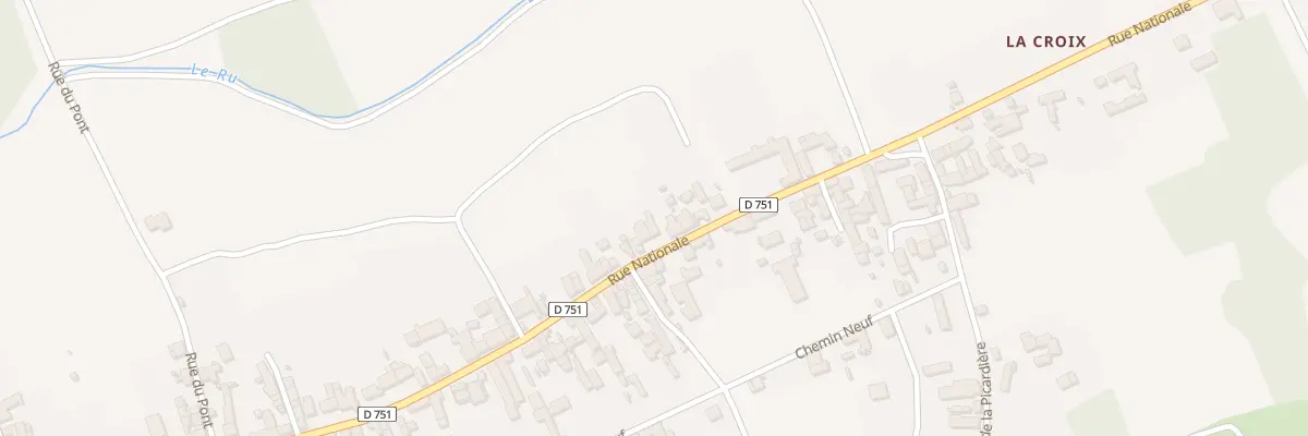 Plan du 56 Rue Nationale à Mosnes