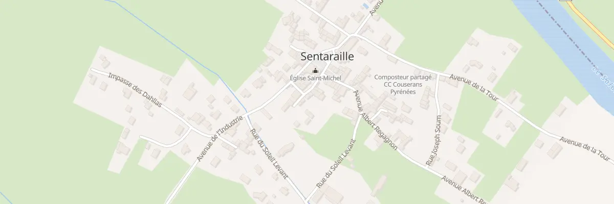 Plan du 199 Imp de la Morere à Lorp-Sentaraille