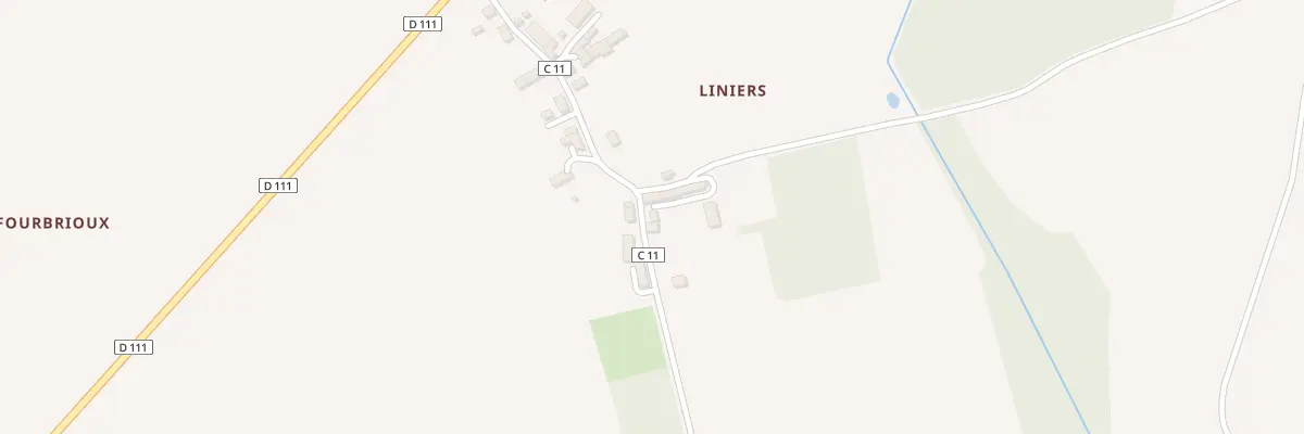 Plan du 11 Liniers à Azay-le-Ferron