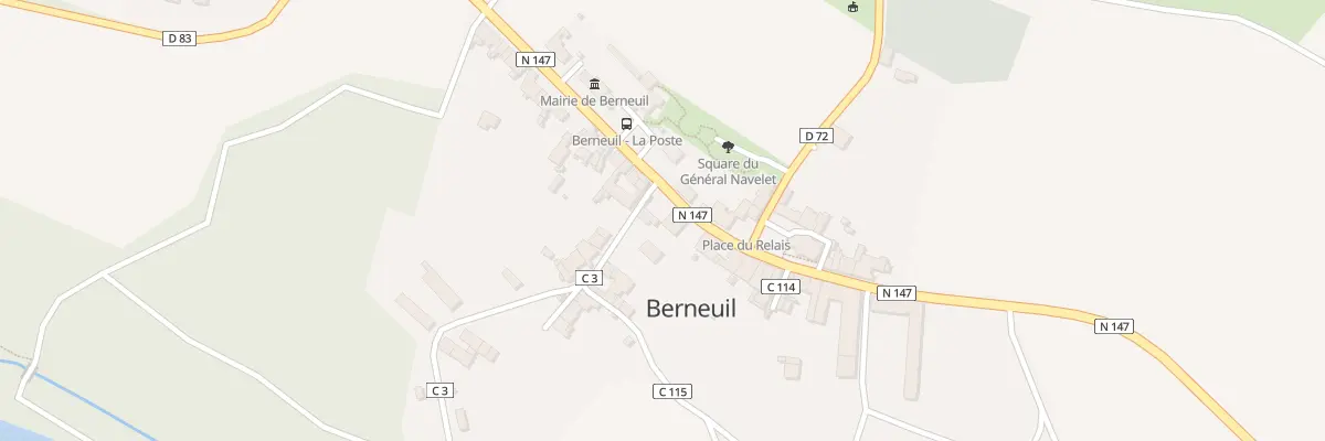 Plan du 2 Rte de Limoges à Berneuil