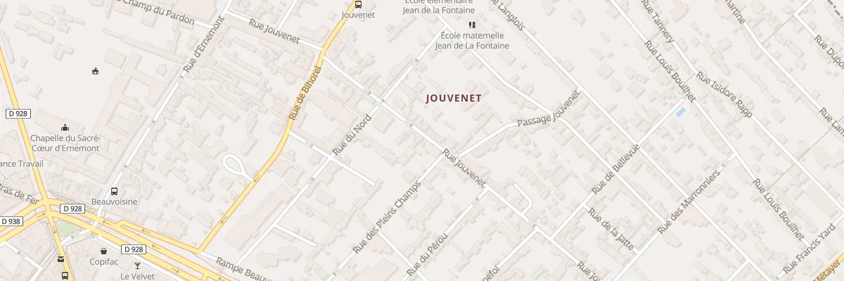 Plan du 33 Rue Jouvenet à Rouen