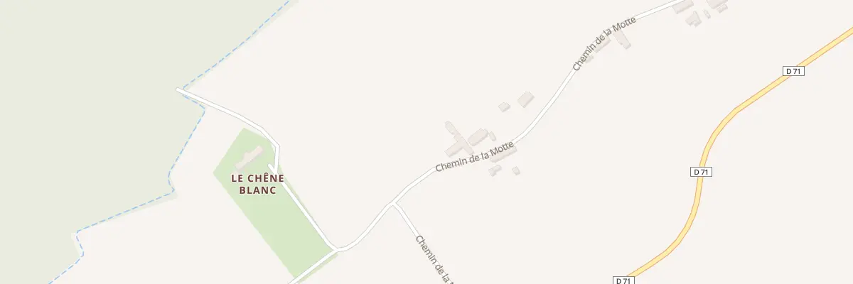 Plan du 7 Che de la Motte à Pray