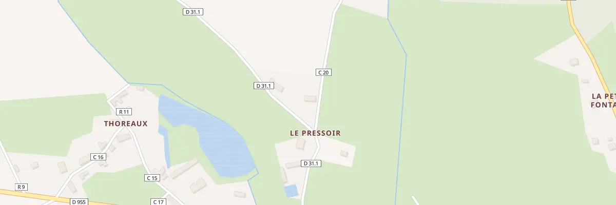 Plan du 2 Fontaine Saint Pierre à Dampierre-sous-Brou