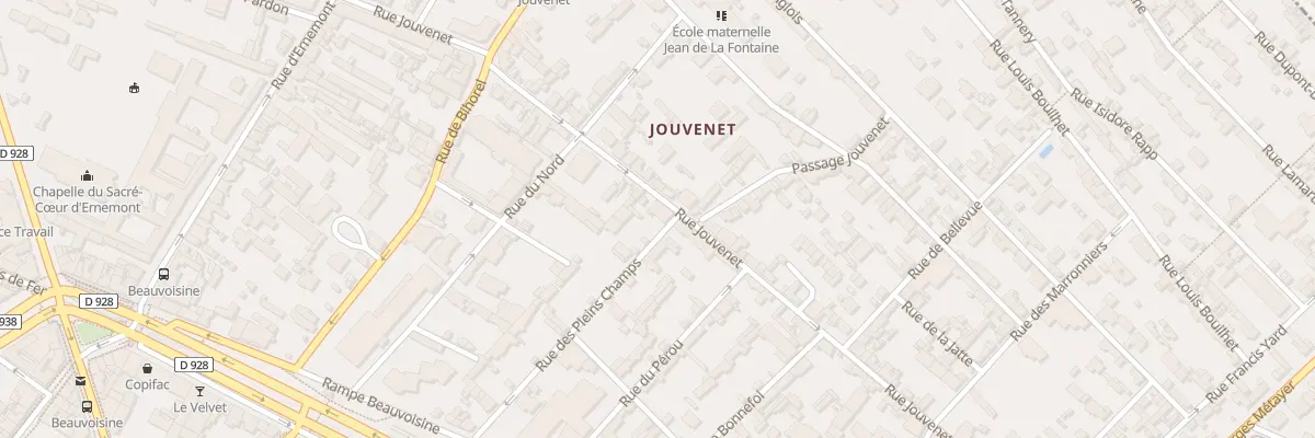 Plan du 31B Rue Jouvenet à Rouen