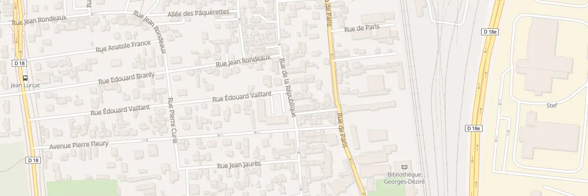 Plan du 151 Rue de la République à Saint-Étienne-du-Rouvray