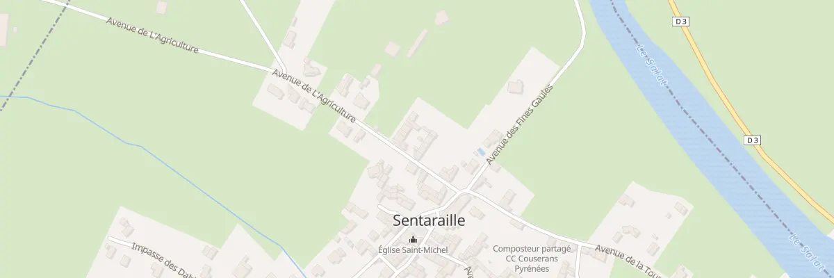 Plan du 259 Av de l’Agriculture à Lorp-Sentaraille